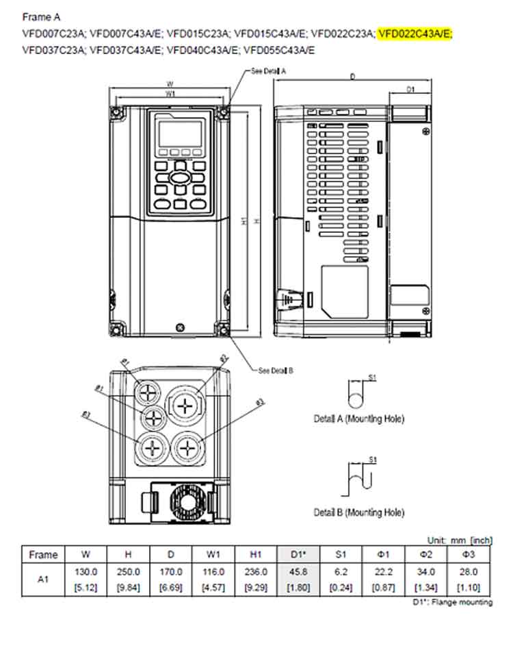 VFD022C43A