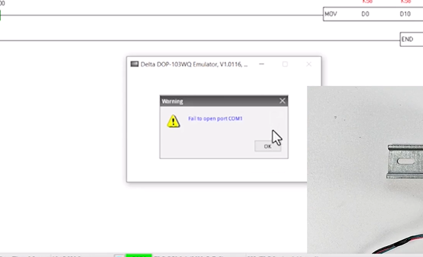 fail to open port