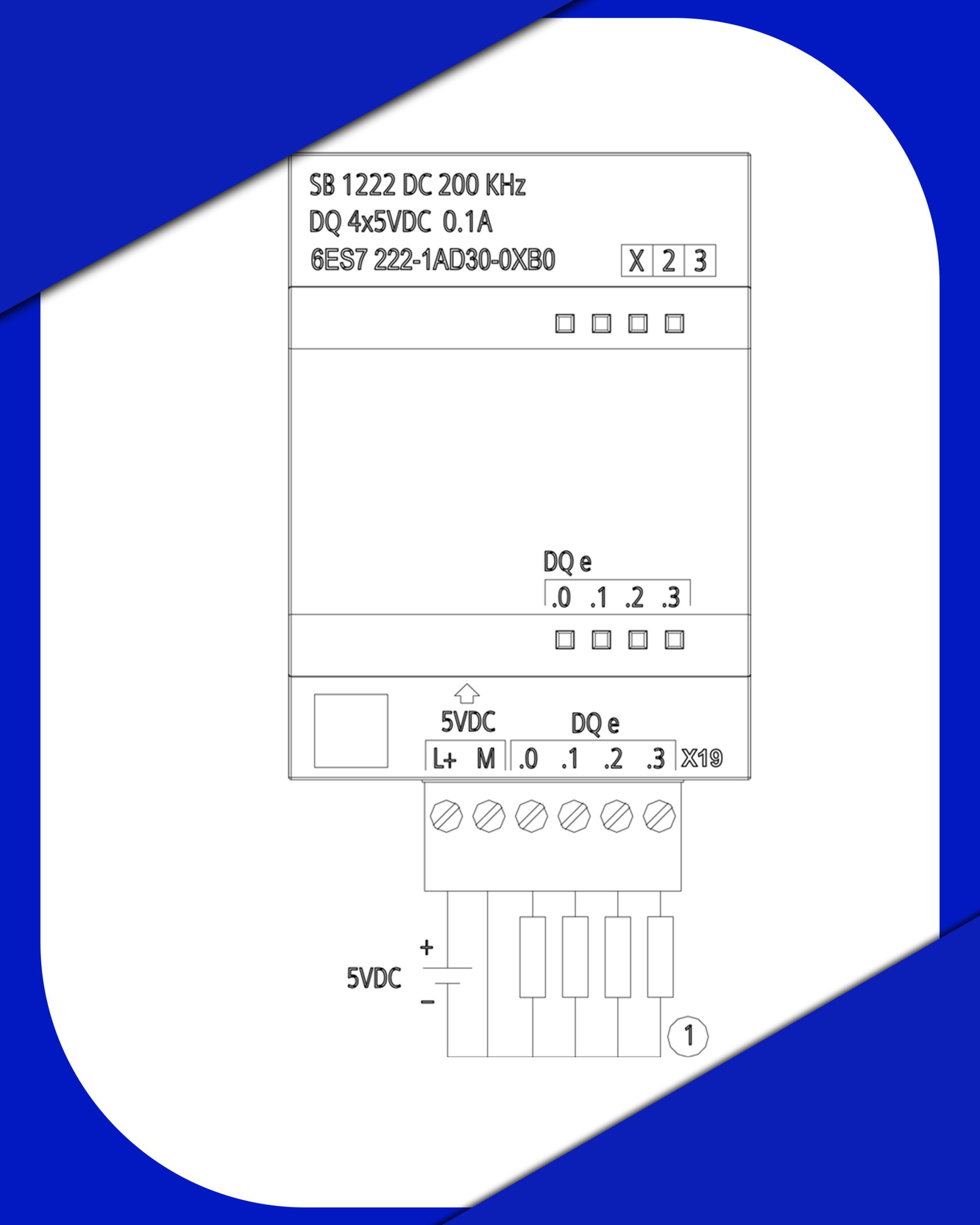 ماژول خروجی دیجیتال زیمنس 6ES7222-1AD30-0XB0